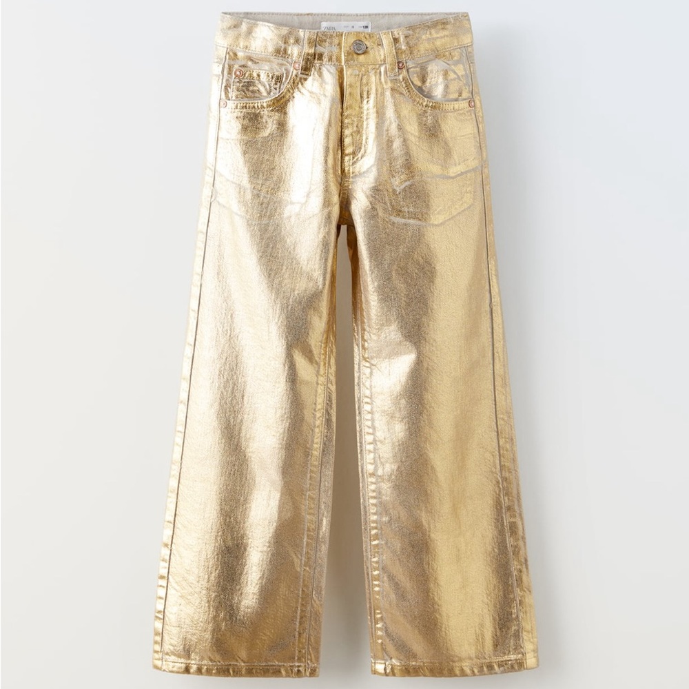 Zara Gold Jeans